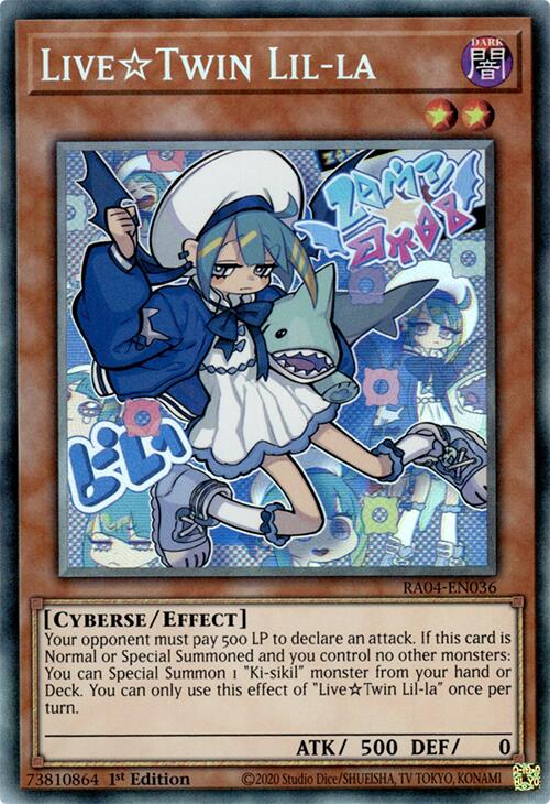 LiveTwin Lil-la [RA04-EN036] Prismatic Collector's Rare | Galaxy Games LLC