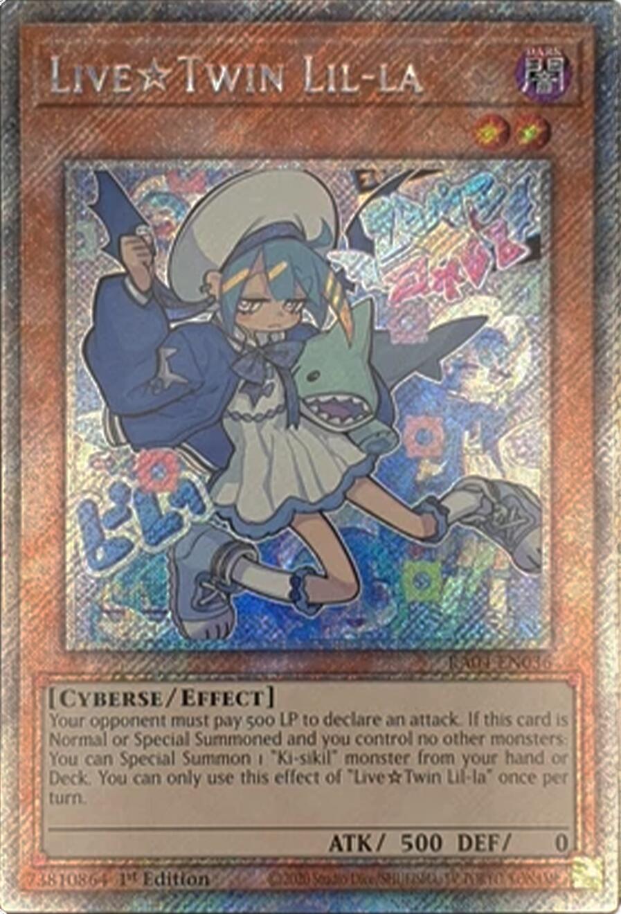 LiveTwin Lil-la [RA04-EN036] Platinum Secret Rare | Galaxy Games LLC