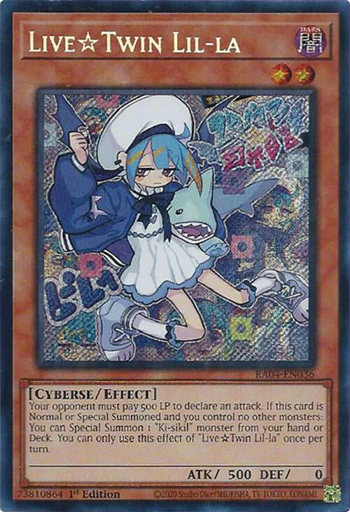 LiveTwin Lil-la [RA04-EN036] Secret Rare | Galaxy Games LLC