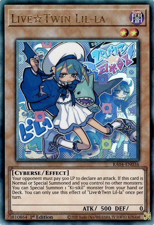 LiveTwin Lil-la [RA04-EN036] Prismatic Ultimate Rare | Galaxy Games LLC