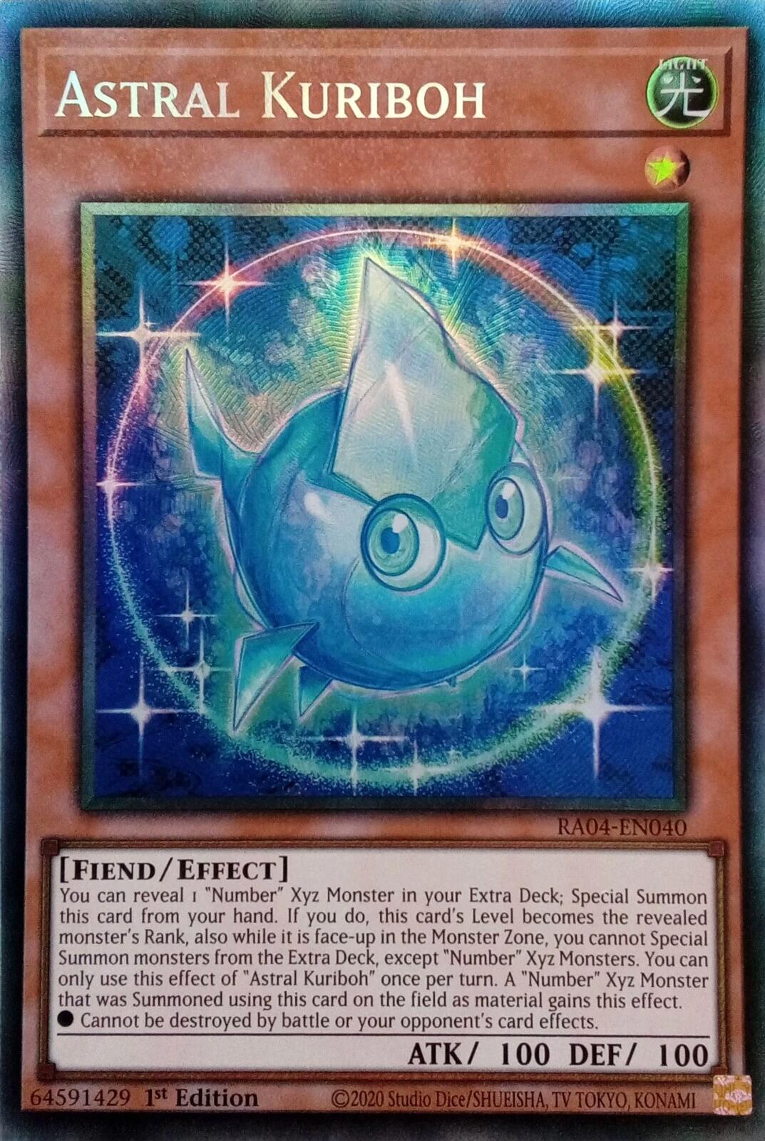 Astral Kuriboh [RA04-EN040] Prismatic Collector's Rare | Galaxy Games LLC