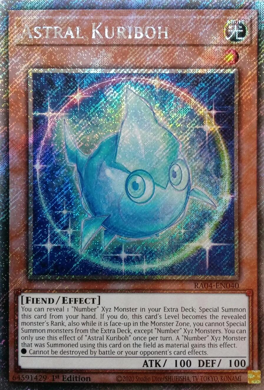 Astral Kuriboh [RA04-EN040] Platinum Secret Rare | Galaxy Games LLC