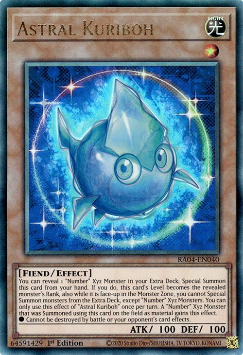 Astral Kuriboh [RA04-EN040] Prismatic Ultimate Rare | Galaxy Games LLC