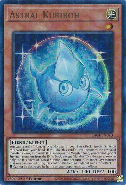 Astral Kuriboh [RA04-EN040] Ultra Rare | Galaxy Games LLC