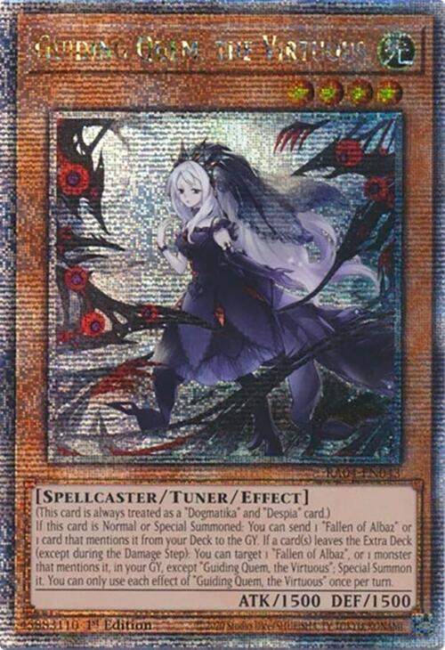Guiding Quem, the Virtuous [RA04-EN043] Quarter Century Secret Rare | Galaxy Games LLC