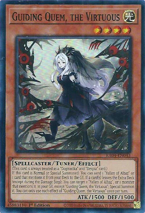 Guiding Quem, the Virtuous [RA04-EN043] Super Rare | Galaxy Games LLC
