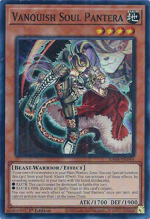Vanquish Soul Pantera [RA04-EN044] Super Rare | Galaxy Games LLC
