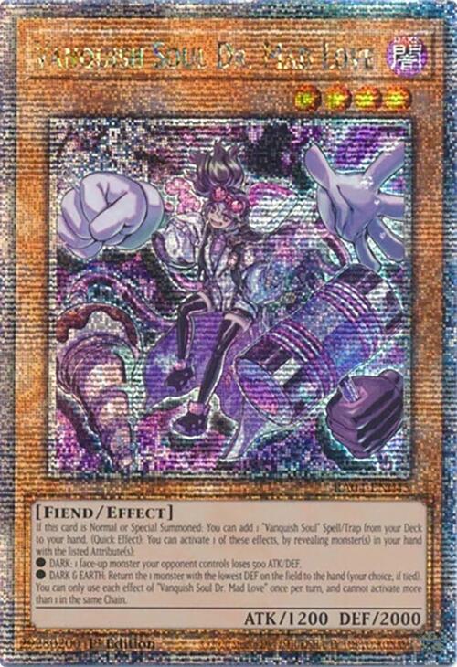 Vanquish Soul Dr. Mad Love [RA04-EN045] Quarter Century Secret Rare | Galaxy Games LLC