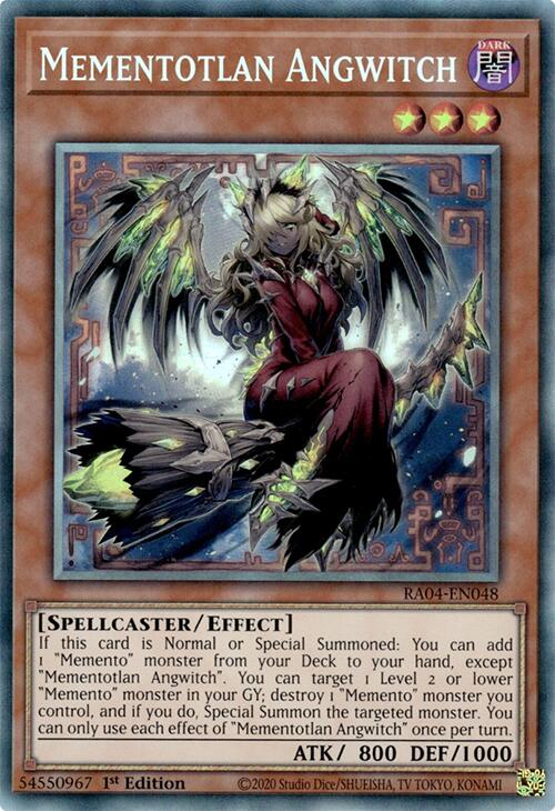 Mementotlan Angwitch [RA04-EN048] Prismatic Collector's Rare | Galaxy Games LLC