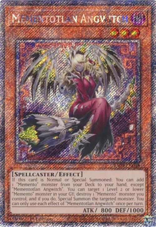 Mementotlan Angwitch [RA04-EN048] Platinum Secret Rare | Galaxy Games LLC