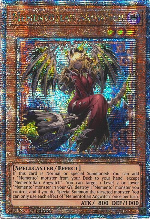 Mementotlan Angwitch [RA04-EN048] Quarter Century Secret Rare | Galaxy Games LLC