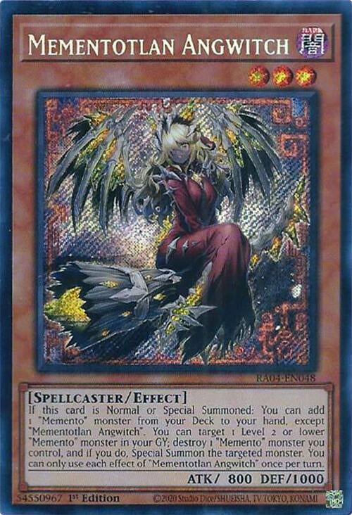 Mementotlan Angwitch [RA04-EN048] Secret Rare | Galaxy Games LLC
