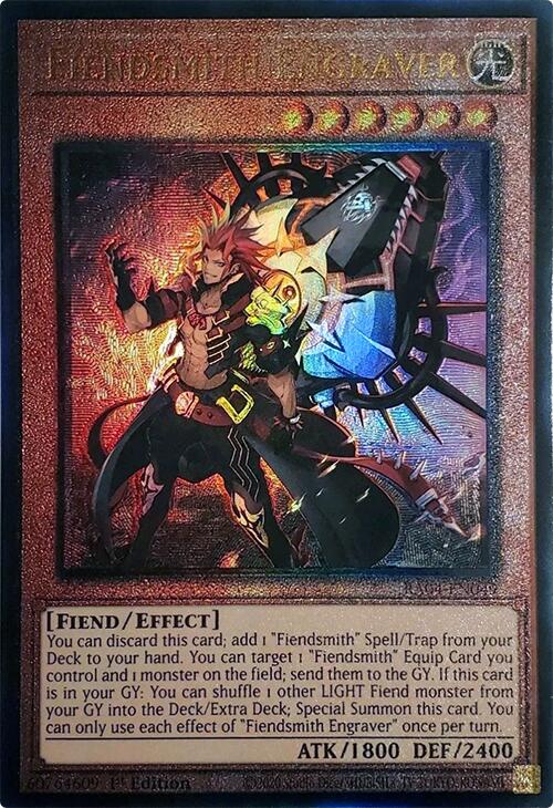 Fiendsmith Engraver [RA04-EN049] Prismatic Ultimate Rare | Galaxy Games LLC