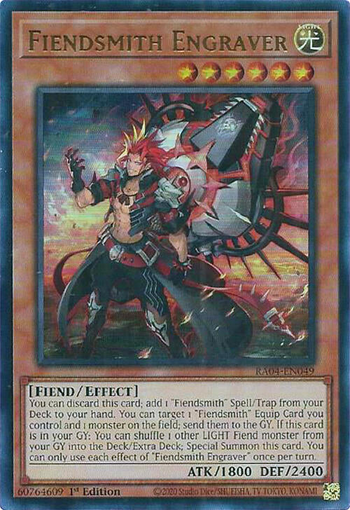 Fiendsmith Engraver [RA04-EN049] Ultra Rare | Galaxy Games LLC