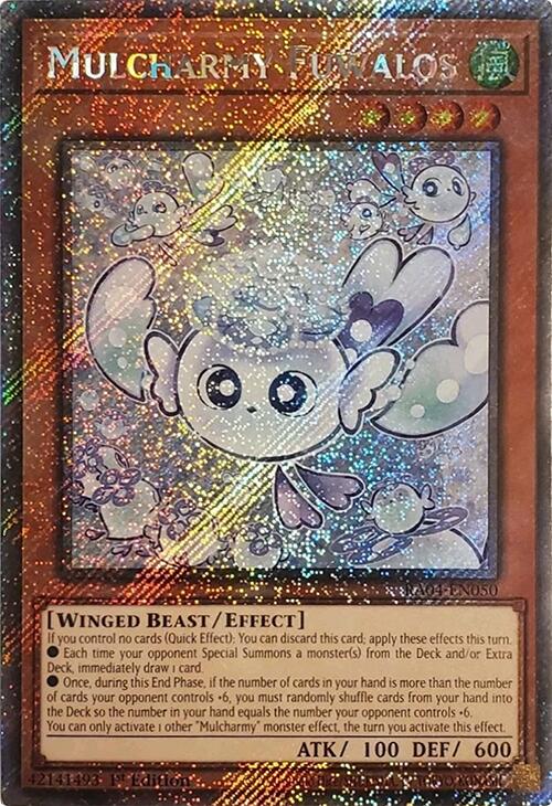 Mulcharmy Fuwalos [RA04-EN050] Platinum Secret Rare | Galaxy Games LLC