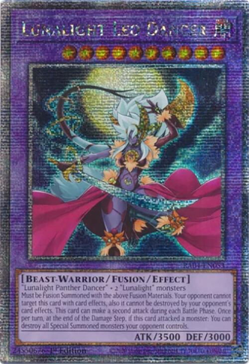 Lunalight Leo Dancer [RA04-EN053] Quarter Century Secret Rare | Galaxy Games LLC