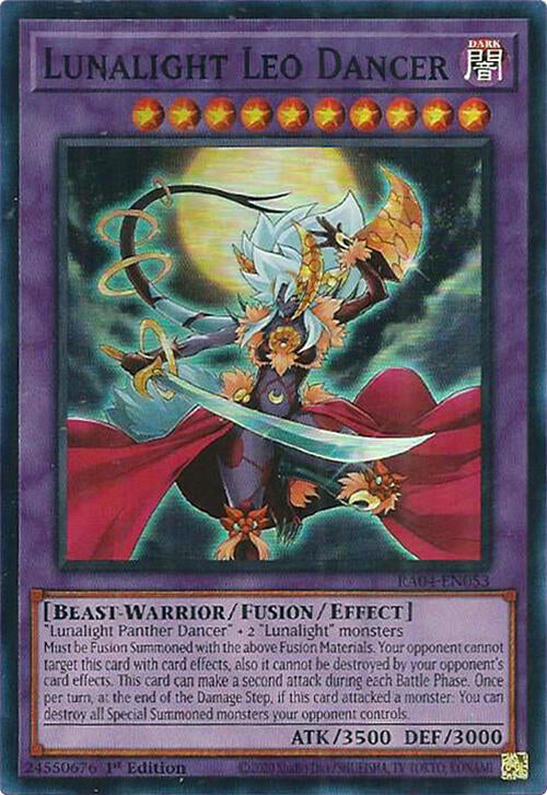 Lunalight Leo Dancer [RA04-EN053] Super Rare | Galaxy Games LLC