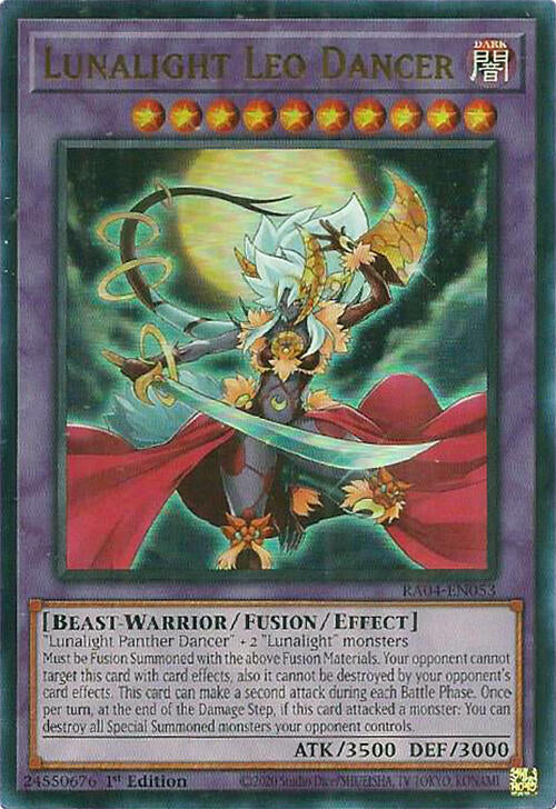 Lunalight Leo Dancer [RA04-EN053] Ultra Rare | Galaxy Games LLC