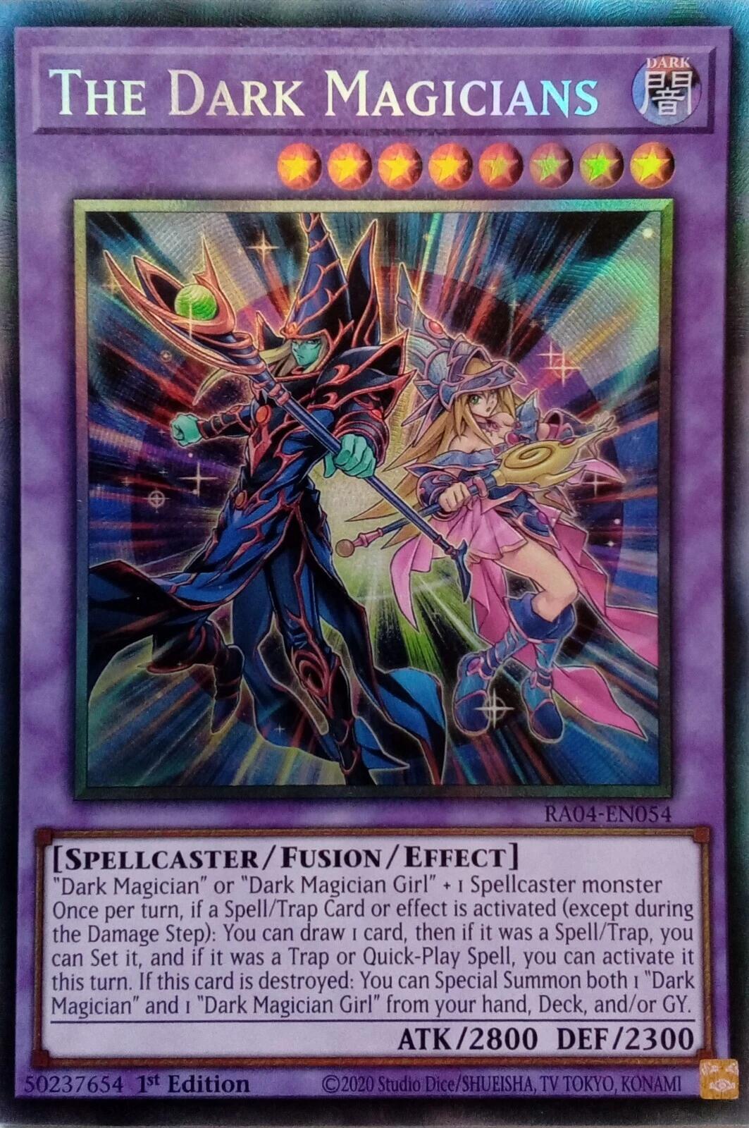 The Dark Magicians [RA04-EN054] Prismatic Collector's Rare | Galaxy Games LLC