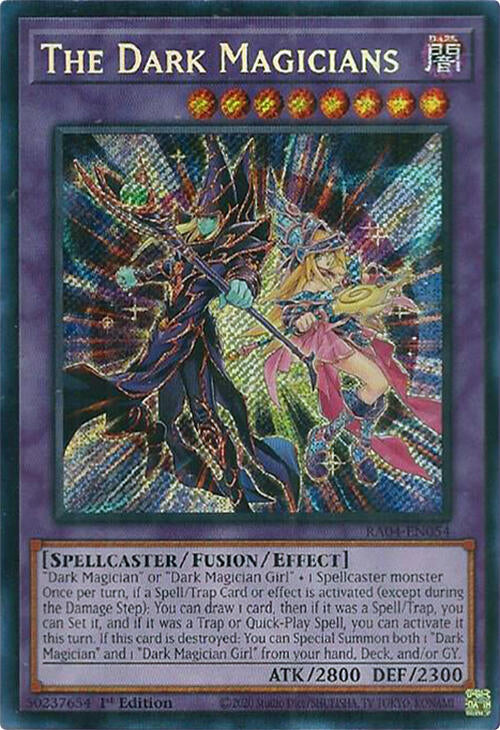 The Dark Magicians [RA04-EN054] Secret Rare | Galaxy Games LLC