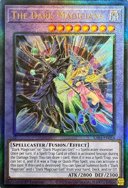 The Dark Magicians [RA04-EN054] Prismatic Ultimate Rare | Galaxy Games LLC