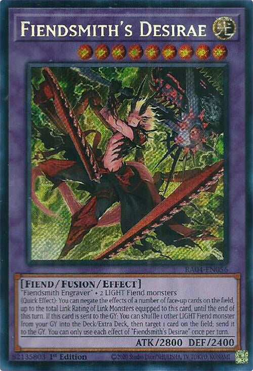 Fiendsmith's Desirae [RA04-EN056] Secret Rare | Galaxy Games LLC