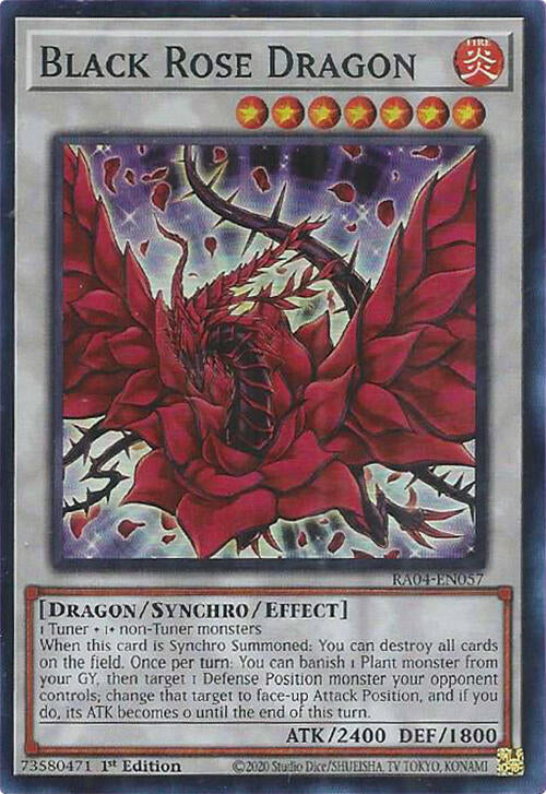 Black Rose Dragon [RA04-EN057] Super Rare | Galaxy Games LLC