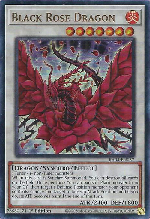 Black Rose Dragon [RA04-EN057] Ultra Rare | Galaxy Games LLC