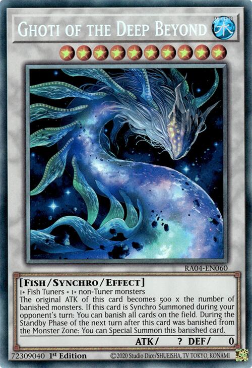 Ghoti of the Deep Beyond [RA04-EN060] Prismatic Collector's Rare | Galaxy Games LLC