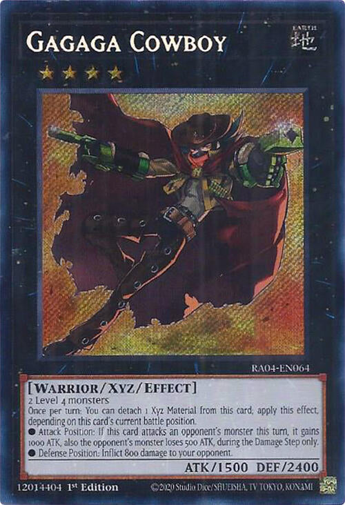 Gagaga Cowboy [RA04-EN064] Secret Rare | Galaxy Games LLC