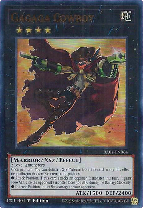 Gagaga Cowboy [RA04-EN064] Ultra Rare | Galaxy Games LLC