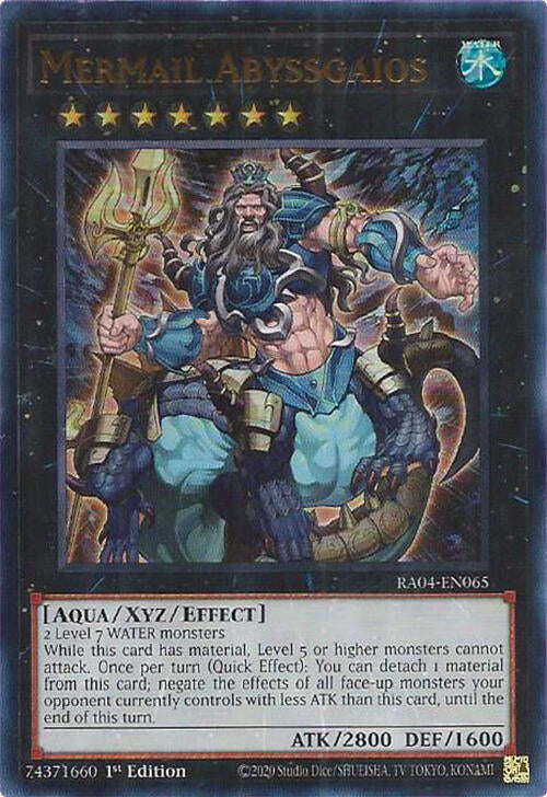 Mermail Abyssgaios [RA04-EN065] Ultra Rare | Galaxy Games LLC