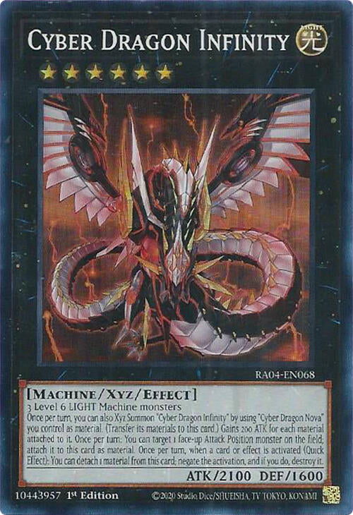 Cyber Dragon Infinity [RA04-EN068] Super Rare | Galaxy Games LLC