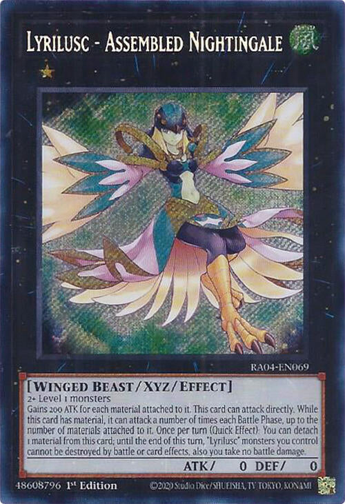 Lyrilusc - Assembled Nightingale [RA04-EN069] Secret Rare | Galaxy Games LLC