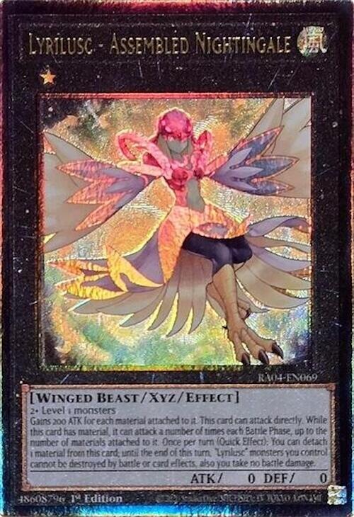 Lyrilusc - Assembled Nightingale [RA04-EN069] Prismatic Ultimate Rare | Galaxy Games LLC