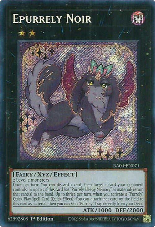 Epurrely Noir [RA04-EN071] Secret Rare | Galaxy Games LLC