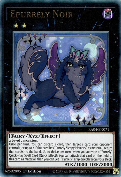 Epurrely Noir [RA04-EN071] Prismatic Ultimate Rare | Galaxy Games LLC