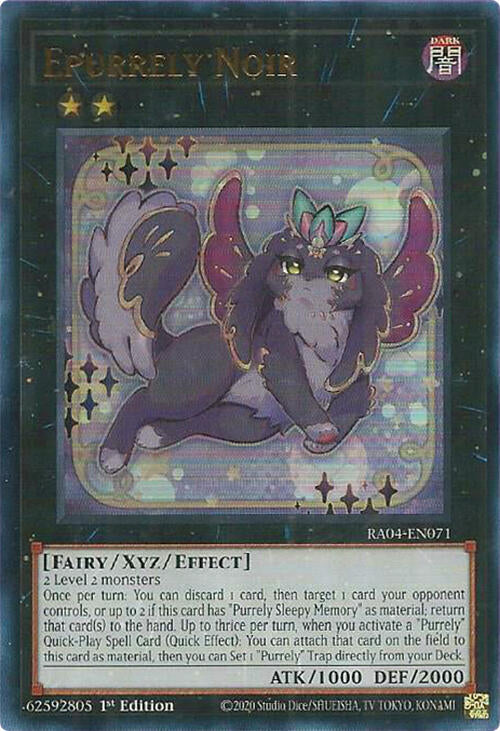 Epurrely Noir [RA04-EN071] Ultra Rare | Galaxy Games LLC