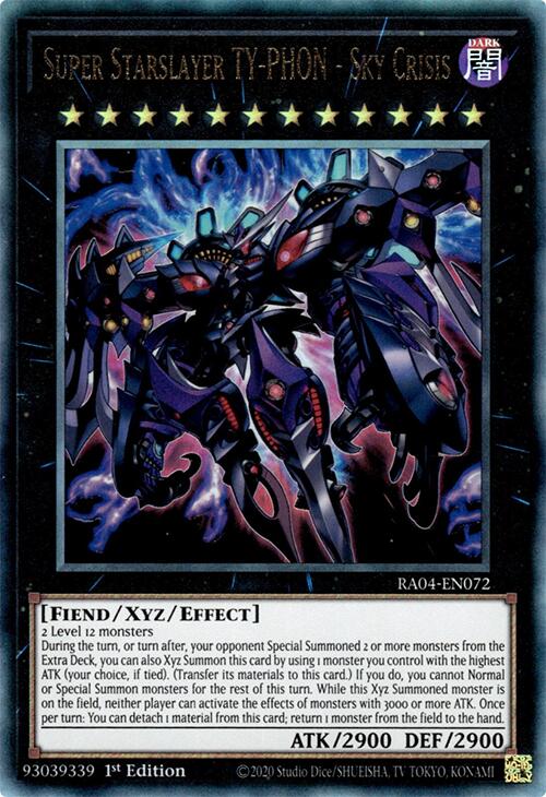 Super Starslayer TY-PHON - Sky Crisis [RA04-EN072] Prismatic Ultimate Rare | Galaxy Games LLC