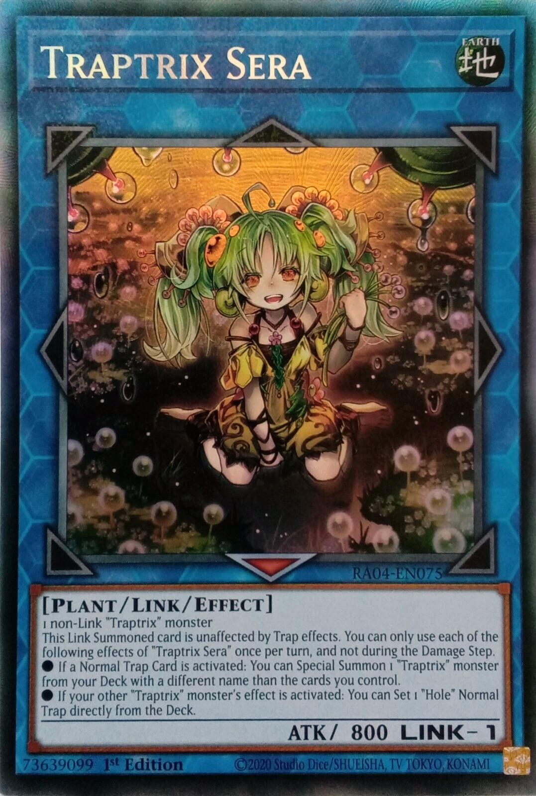 Traptrix Sera [RA04-EN075] Prismatic Collector's Rare | Galaxy Games LLC