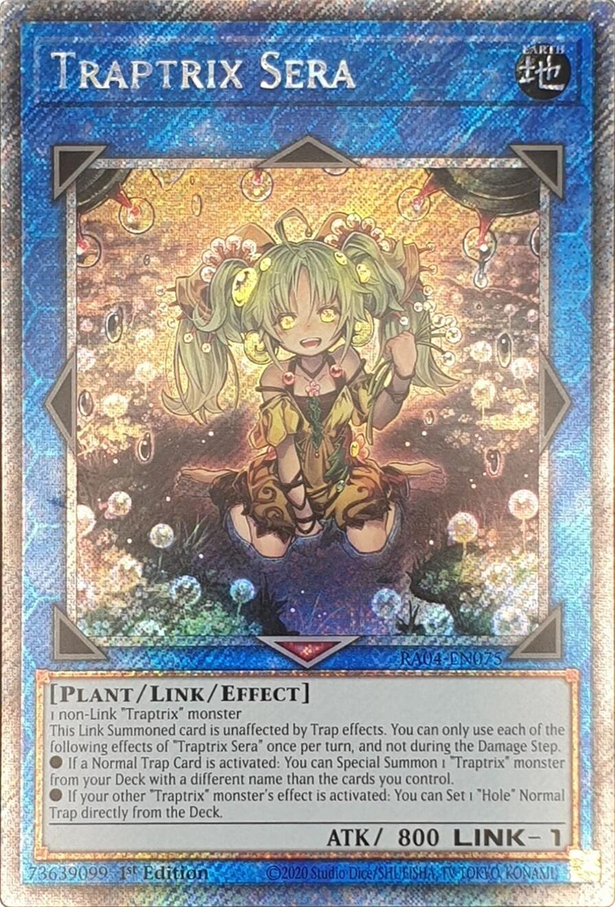 Traptrix Sera [RA04-EN075] Platinum Secret Rare | Galaxy Games LLC