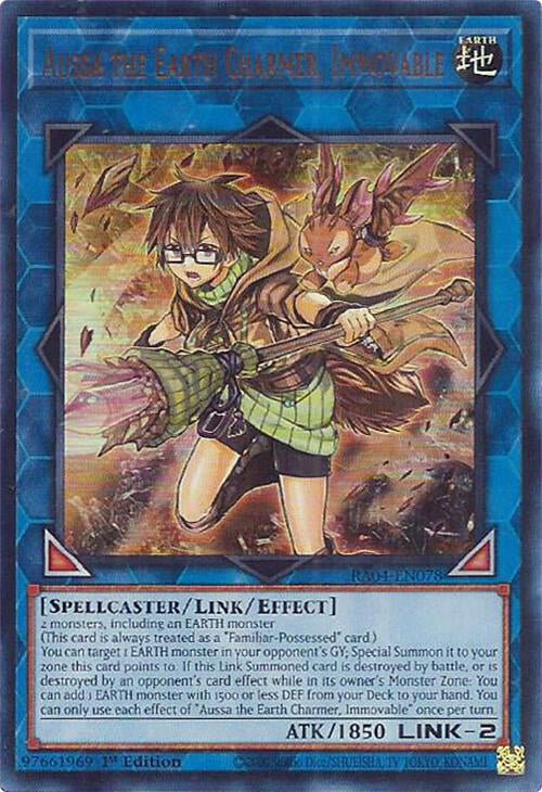 Aussa the Earth Charmer, Immovable [RA04-EN078] Ultra Rare | Galaxy Games LLC