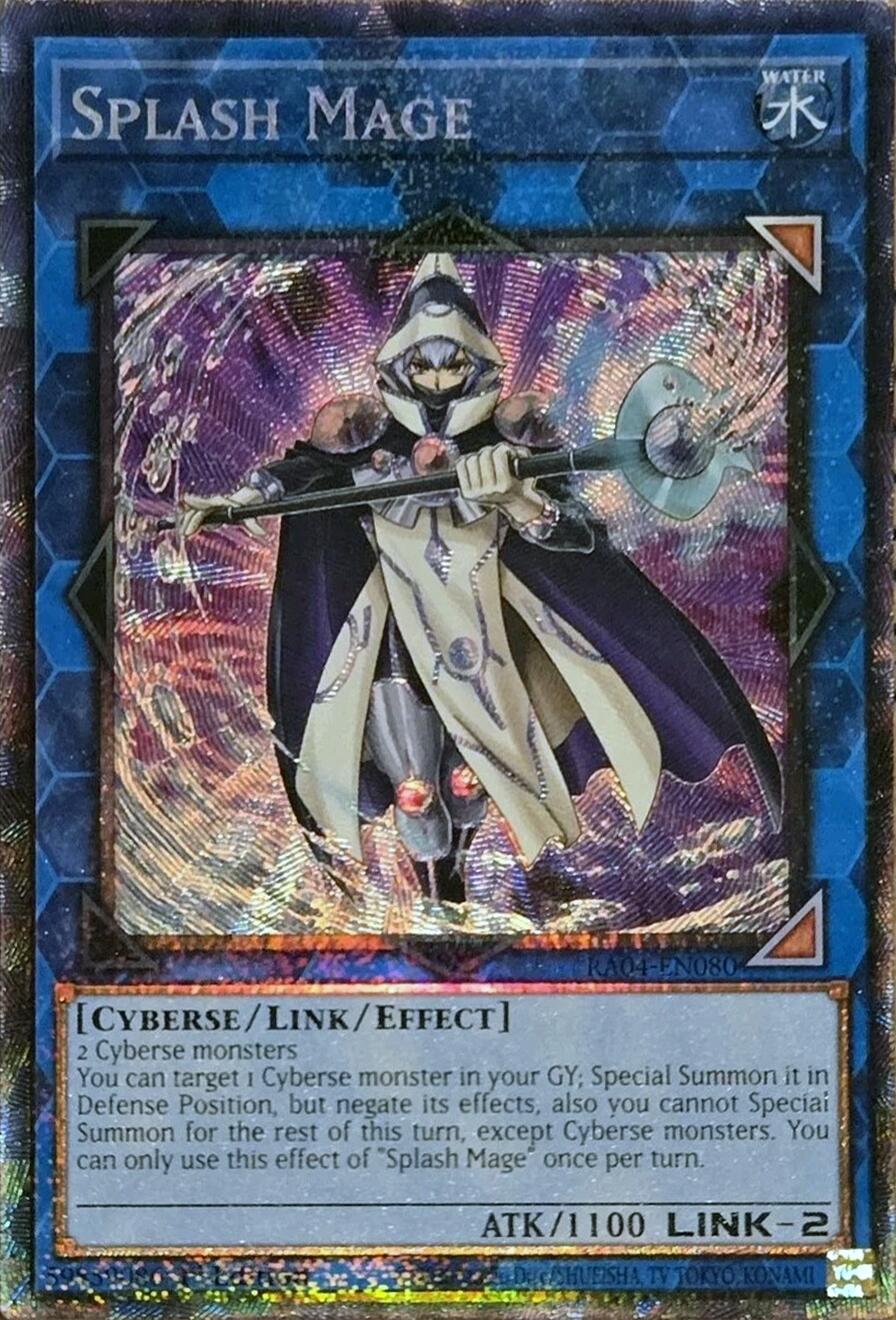 Splash Mage [RA04-EN080] Prismatic Collector's Rare | Galaxy Games LLC