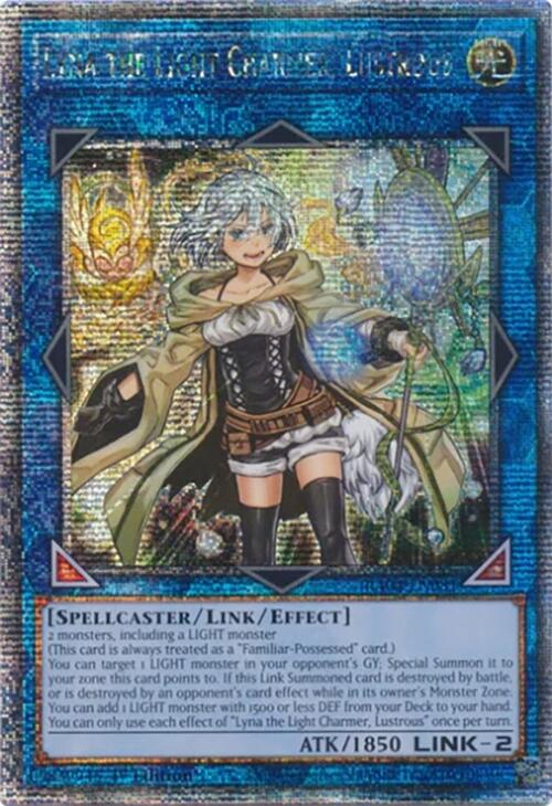 Lyna the Light Charmer, Lustrous [RA04-EN081] Quarter Century Secret Rare | Galaxy Games LLC