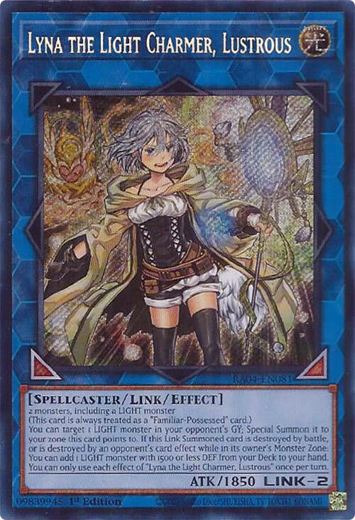 Lyna the Light Charmer, Lustrous [RA04-EN081] Secret Rare | Galaxy Games LLC