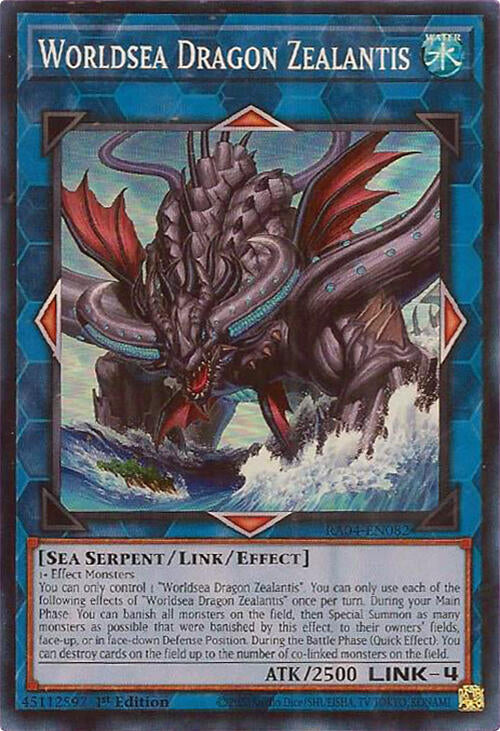 Worldsea Dragon Zealantis [RA04-EN082] Super Rare | Galaxy Games LLC