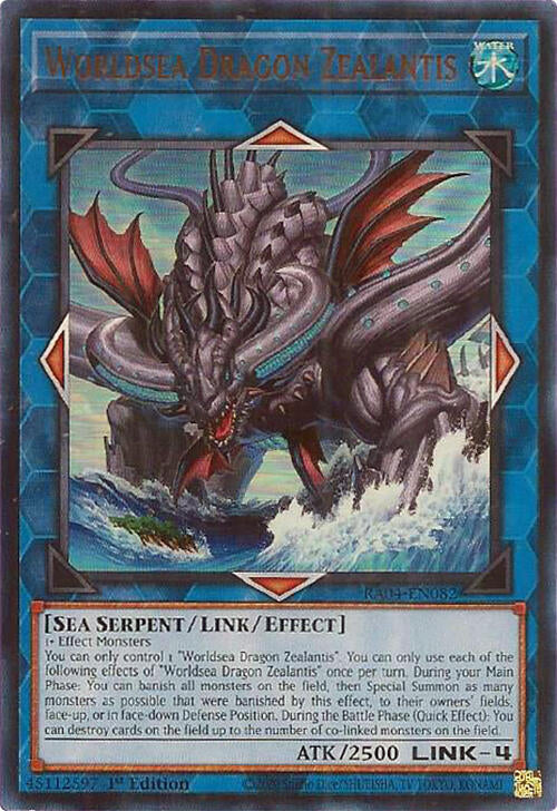 Worldsea Dragon Zealantis [RA04-EN082] Ultra Rare | Galaxy Games LLC