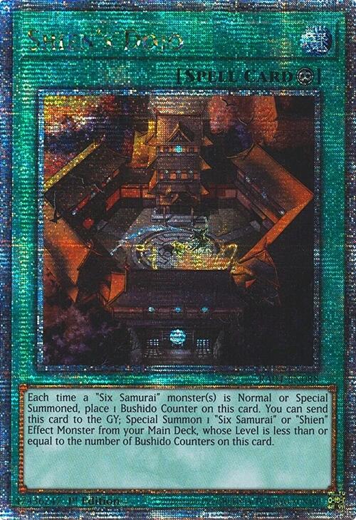 Shien's Dojo [RA04-EN088] Quarter Century Secret Rare | Galaxy Games LLC