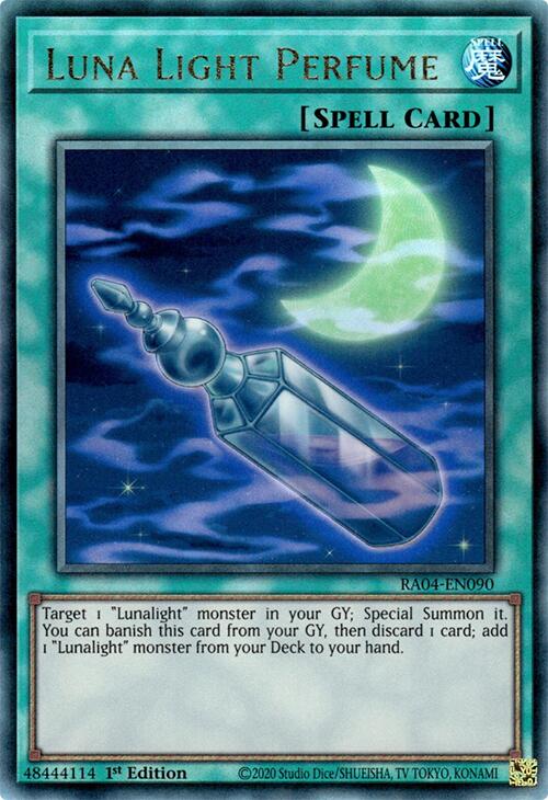 Luna Light Perfume [RA04-EN090] Prismatic Ultimate Rare | Galaxy Games LLC