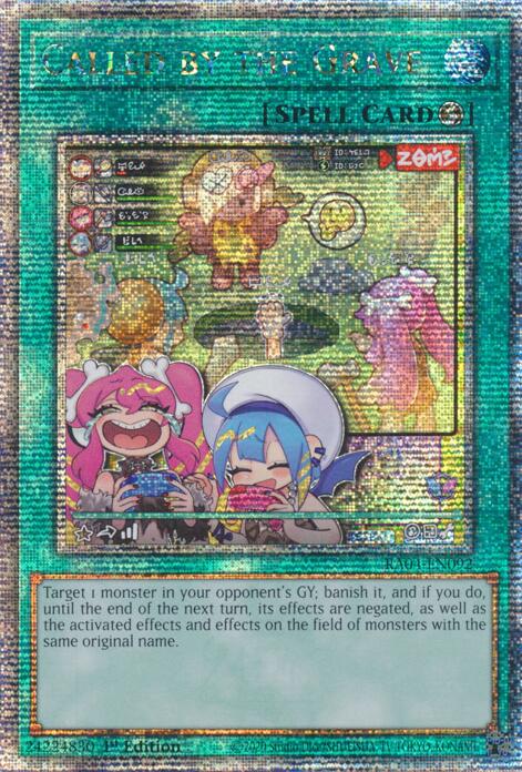 Called by the Grave (New Art) [RA04-EN092] Quarter Century Secret Rare | Galaxy Games LLC